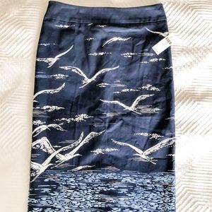 Anthropologie Shorebird Pencil Skirt